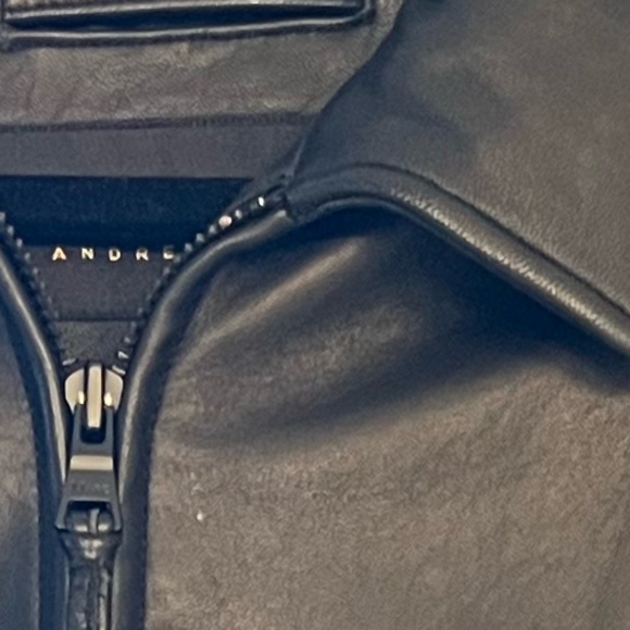 Men's XL Marc New York Leather Coat - Picture 5 of 5